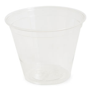 Cup Plastic Clear Rpet Squat 9 Ounce