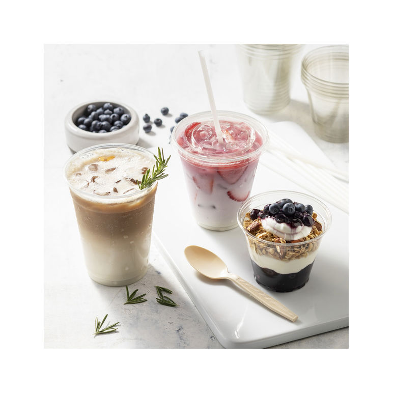 Cup Plastic Clear Rpet Squat 9 Ounce