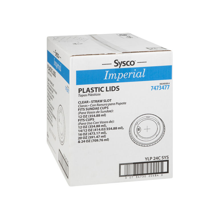 Lid Plastic Clear For 12/14/16/24 Ounce