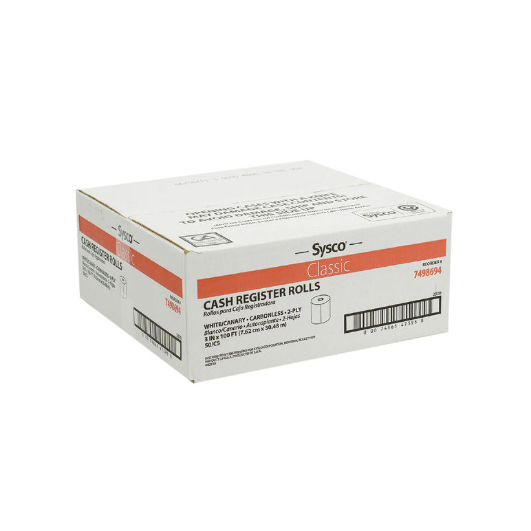 Tape Paper Cash Regular Roll 2 Ply 3 Inch