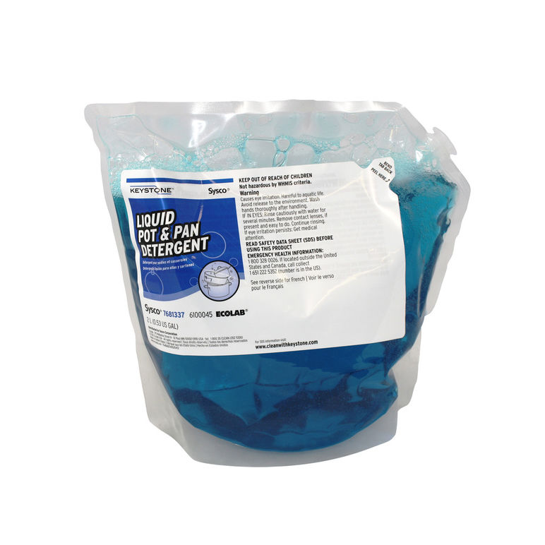 Detergent Pot & Pan Liquid Blue Dispenser