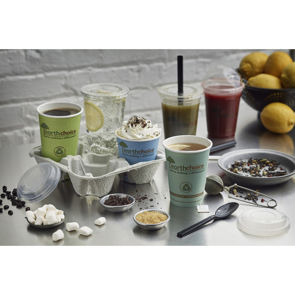 Lid Plastic Clear Flat No Hole