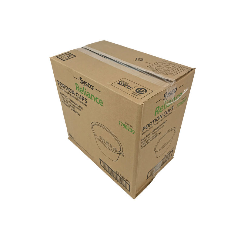 Cup Plastic Portion Translucent 2 Ounce