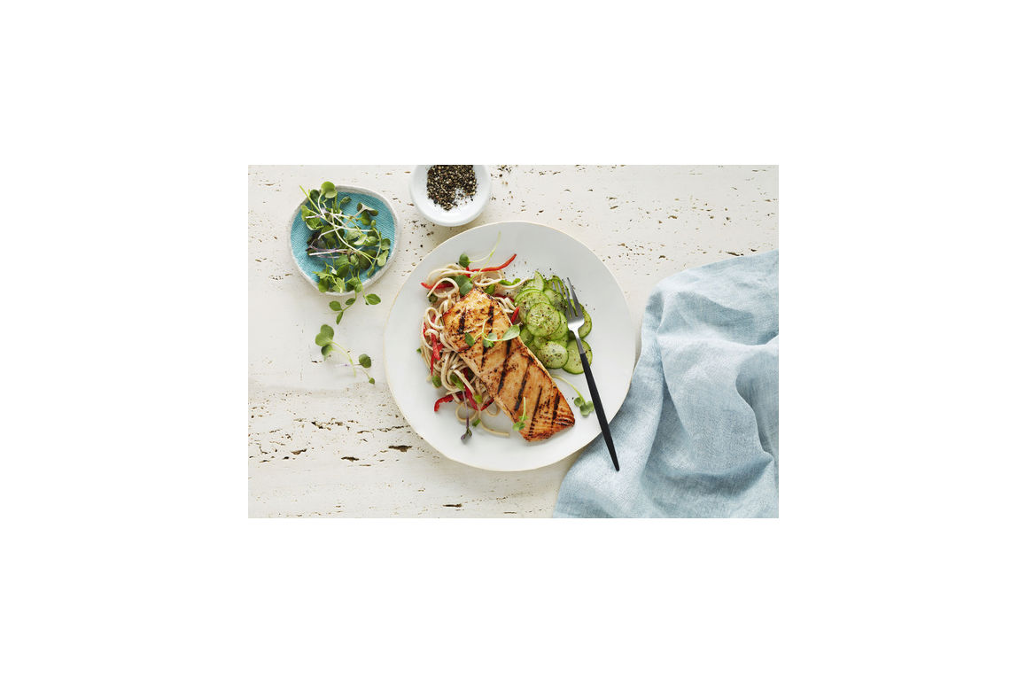 Salmon Atlantic Portioned Skinless 8 Oz Chl