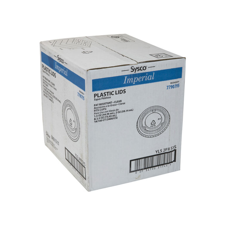 Lid Plastic Clear For 1.5-2.5 Ounce Portion