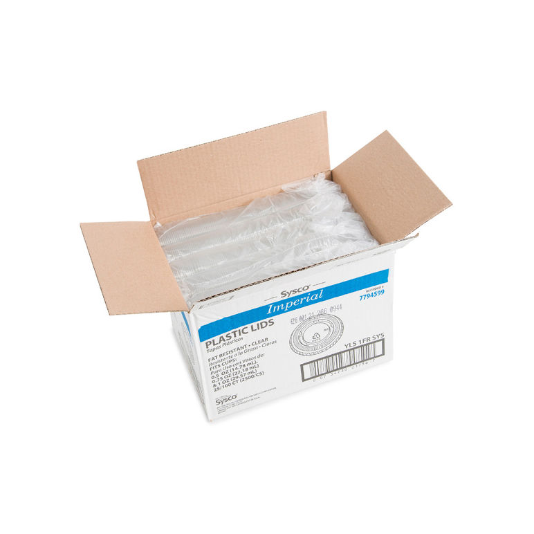 Lid Plastic Clear .5-1 Ounce Portion