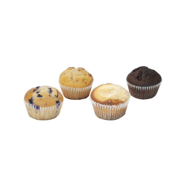 Muffin Assorted Blueberry/banana/chocolate/cheese Individual