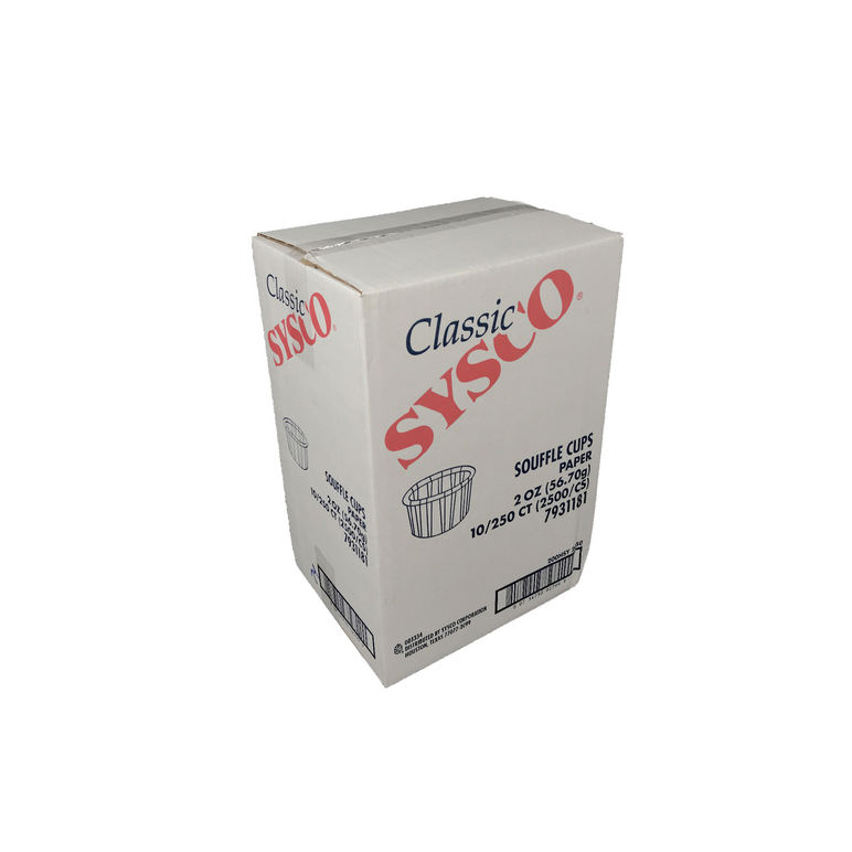 Cup Souffle Paper 2 Ounce Box Pleated