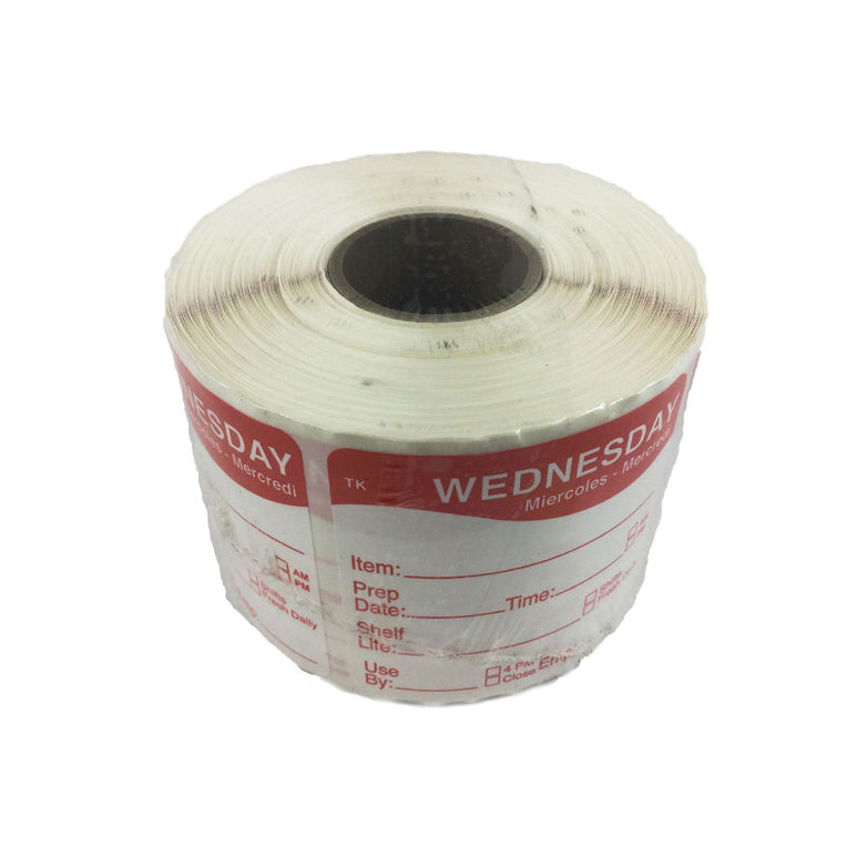 Label Roll Wednesday Repostionable