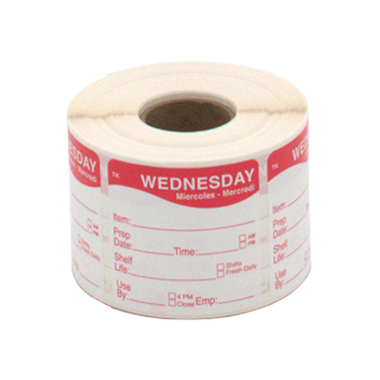 Label Roll Wednesday Repostionable