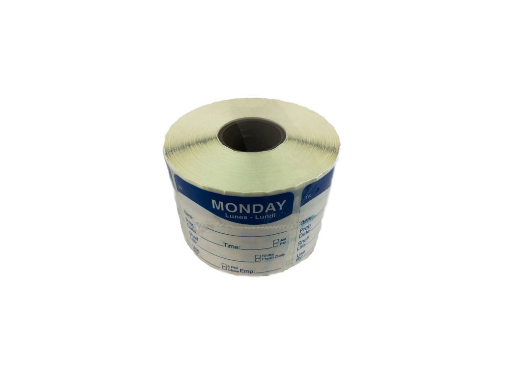 Label Roll Monday Repostionable