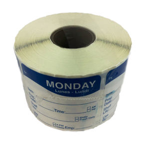 Label Roll Monday Repostionable