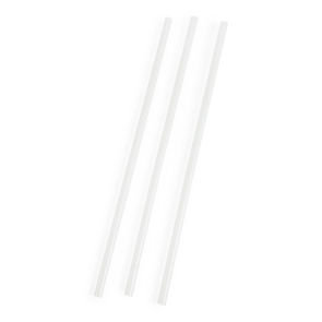 Straw Plastic Unwrapped Jumbo Translucent 7.75