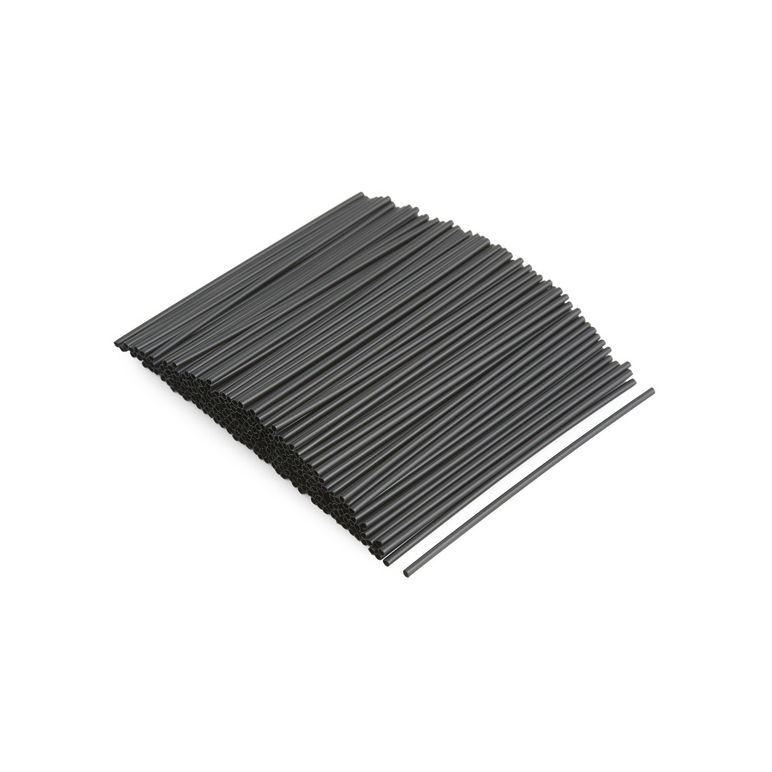 Stirrer Plastic Straw Black 5.25