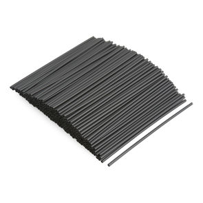 Stirrer Plastic Straw Black 5.25