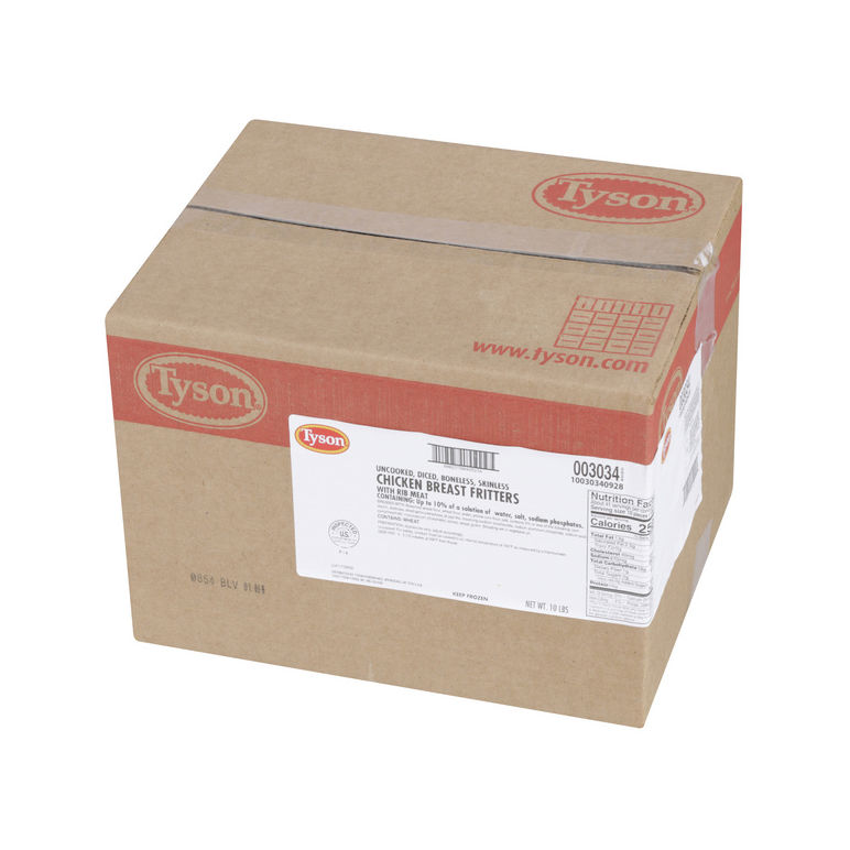 Chicken Popcorn Breast Bites Breaded