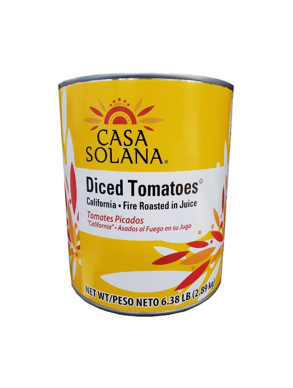 Tomato Diced Fire Roasted In Juice California