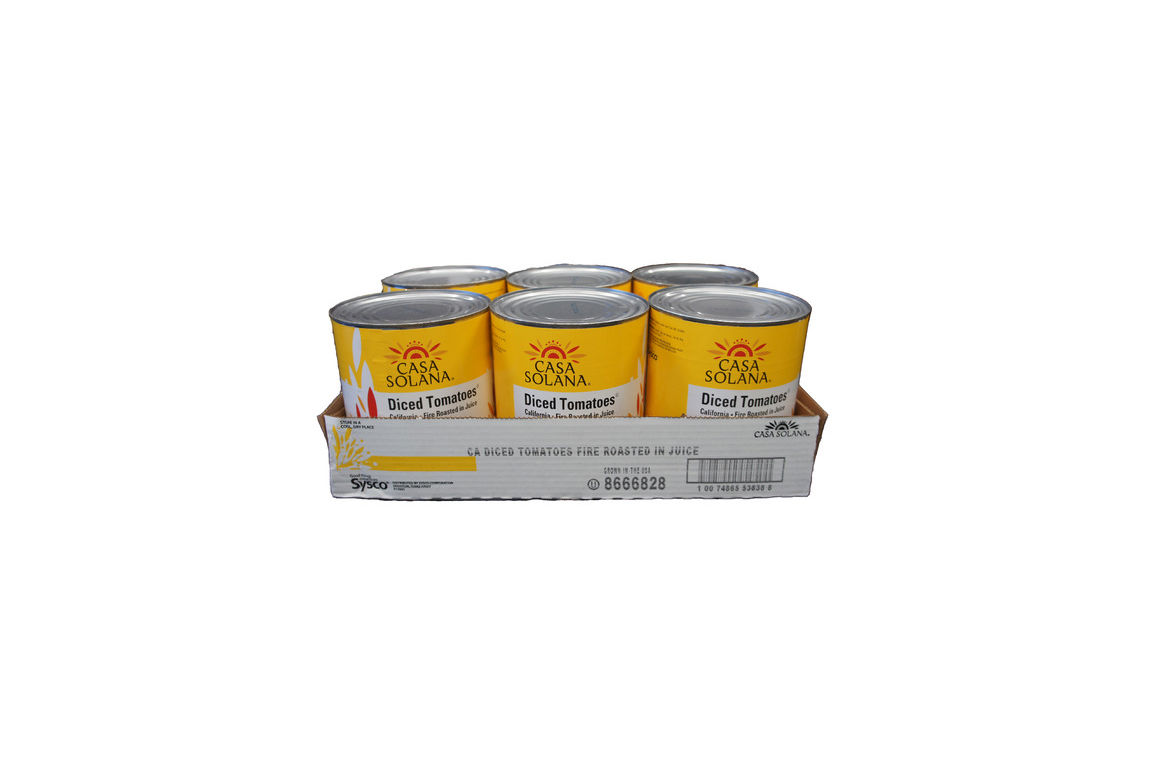 Tomato Diced Fire Roasted In Juice California