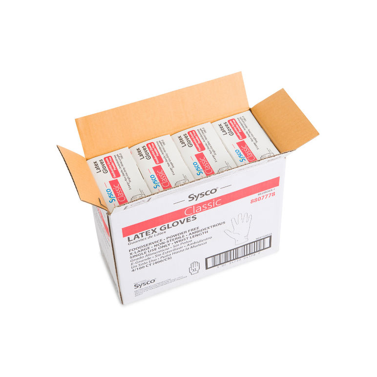 Glove Latex Foodservice Powder-free Extra-larg