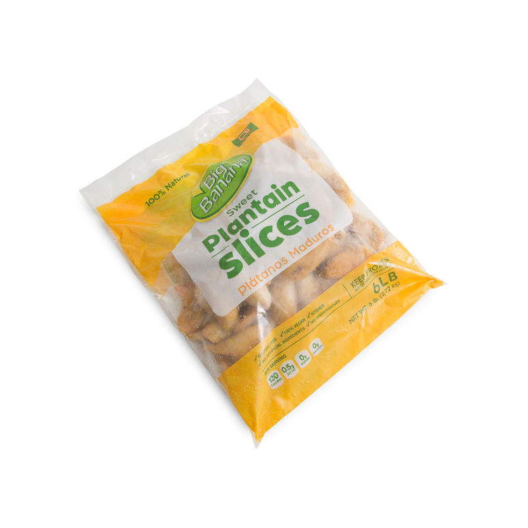 Banana Plantain Frozen Sweet Sliced