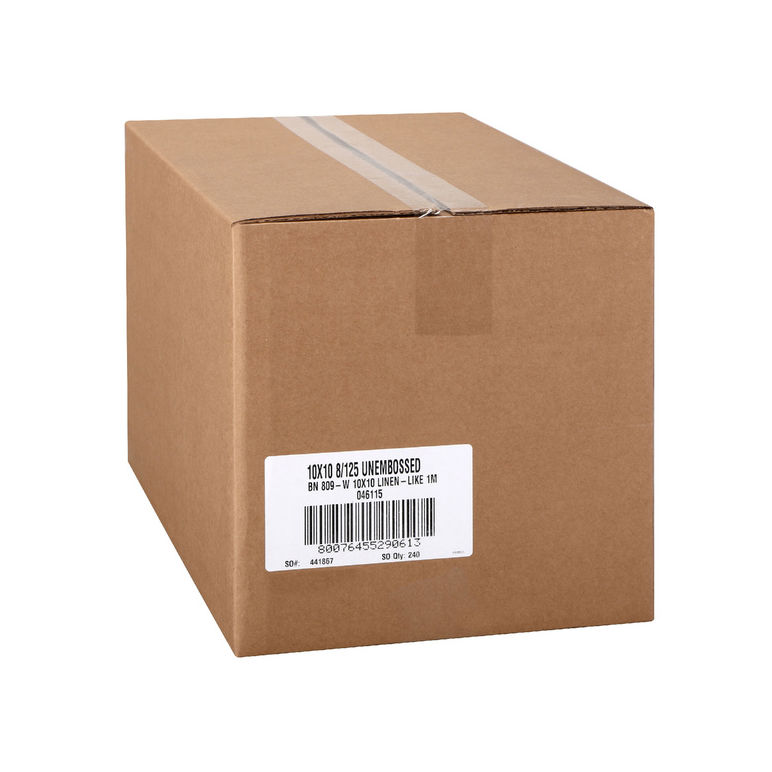 Napkin 10 Inch X 10 Inch Linen-like White 1-pl