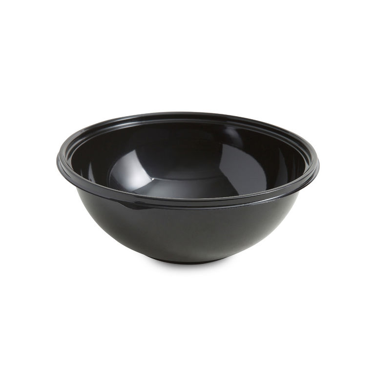 Bowl Plastic Black Pet 160 Ounce