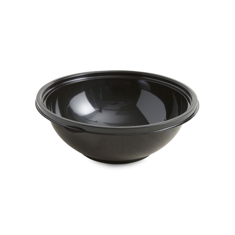 Bowl Plastic Black Pet 80 Ounce