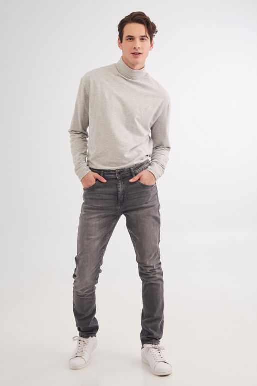 mærke fraktion Andragende Slim fit dark grey jeans - Men | Aubainerie