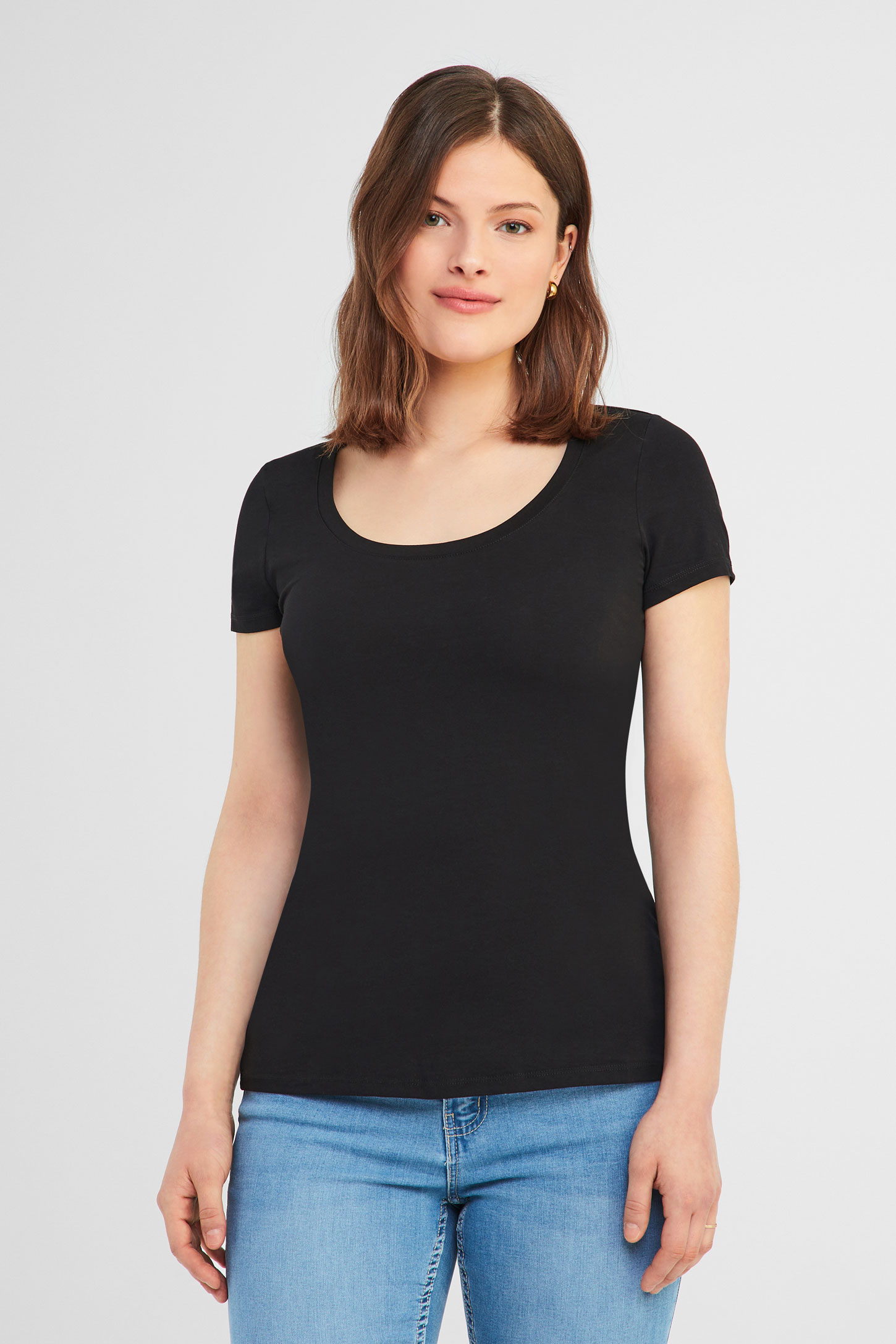 Haut de culture en tricot noir - France