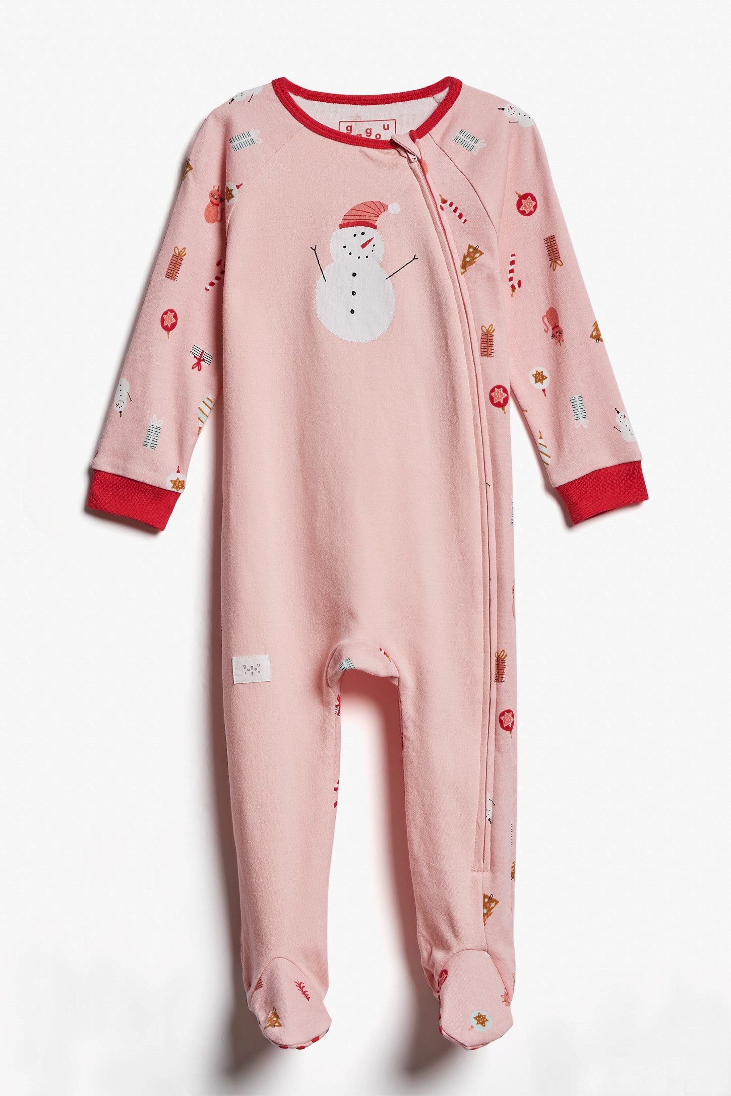 Pyjama 1 Piece Imprime De Noel Bebe Fille Aubainerie