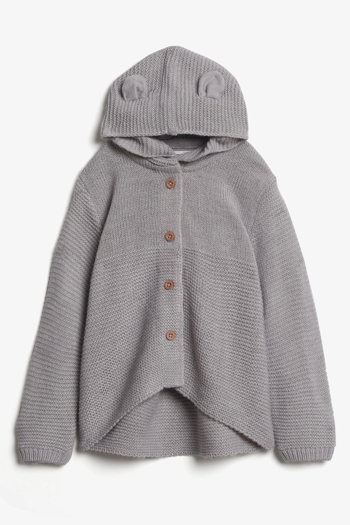 Knit jacket with small ears Baby boy Aubainerie