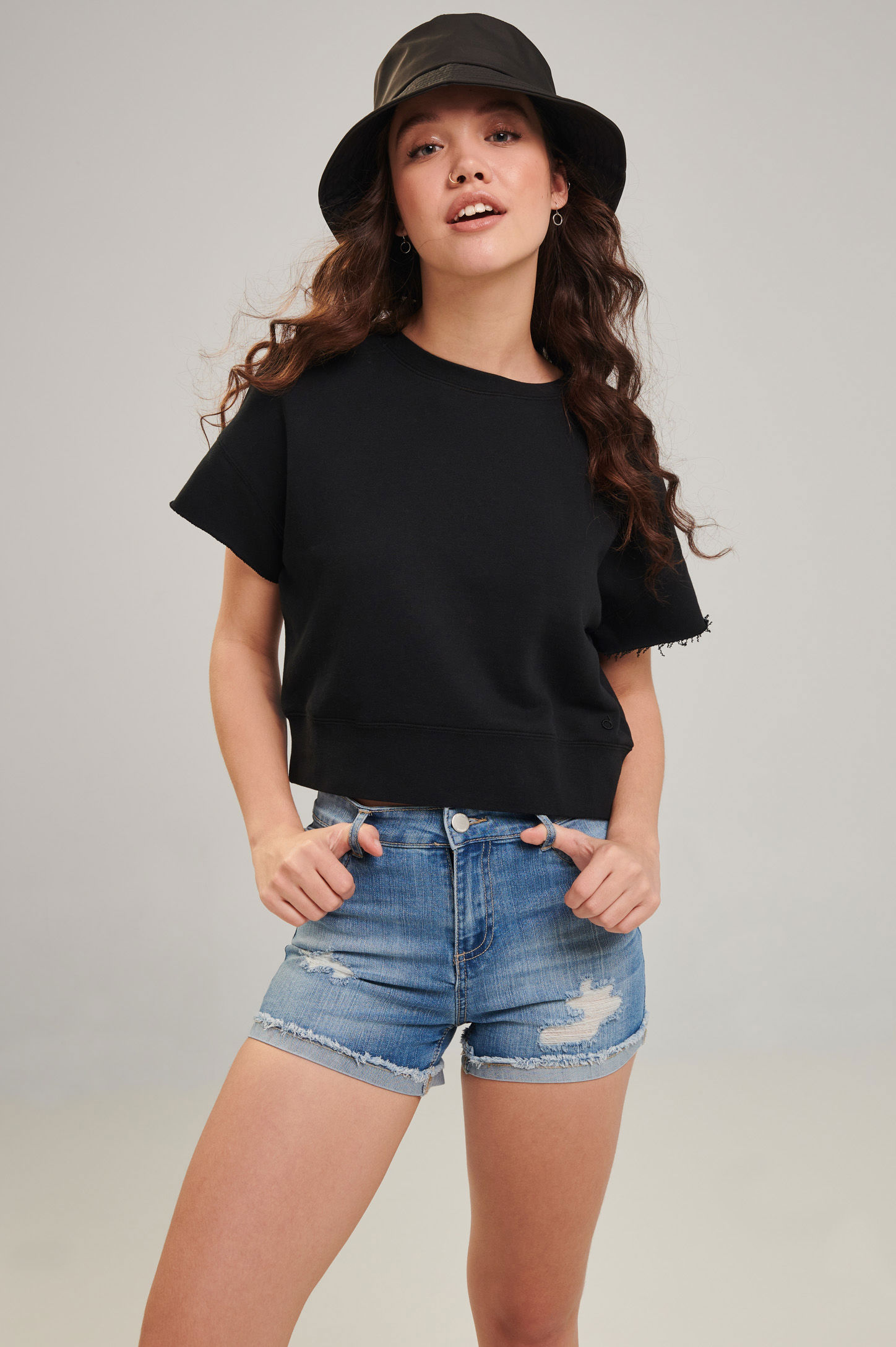 High Waisted Denim Shorts Women Aubainerie