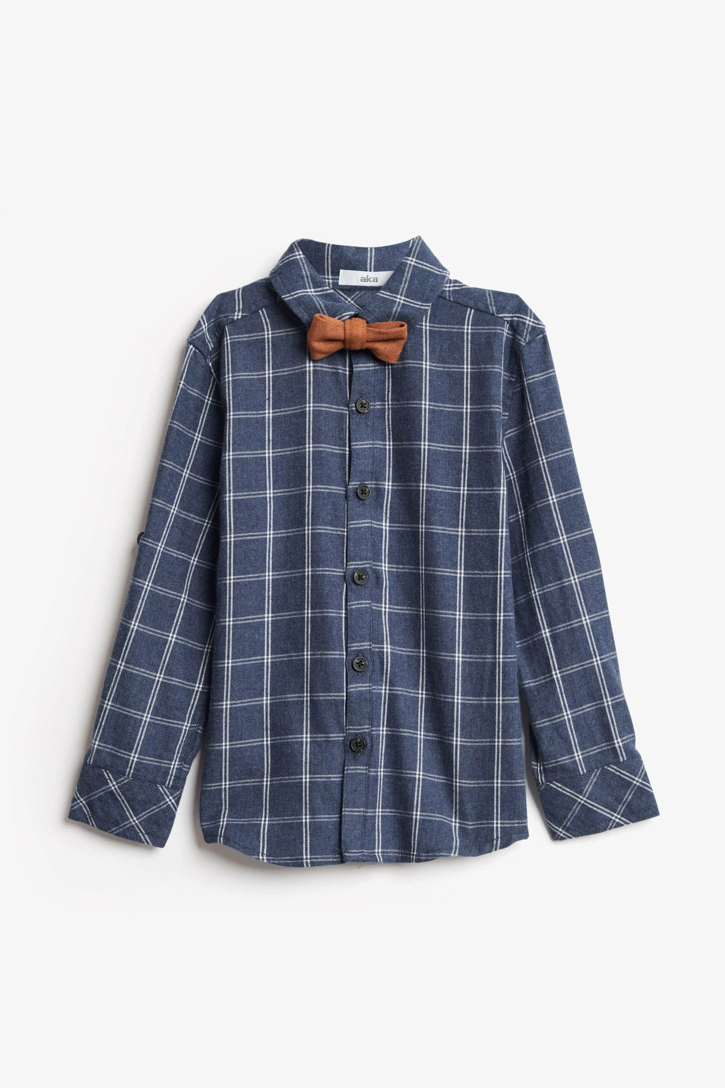 Plaid Shirt And Bow Tie Boys Aubainerie