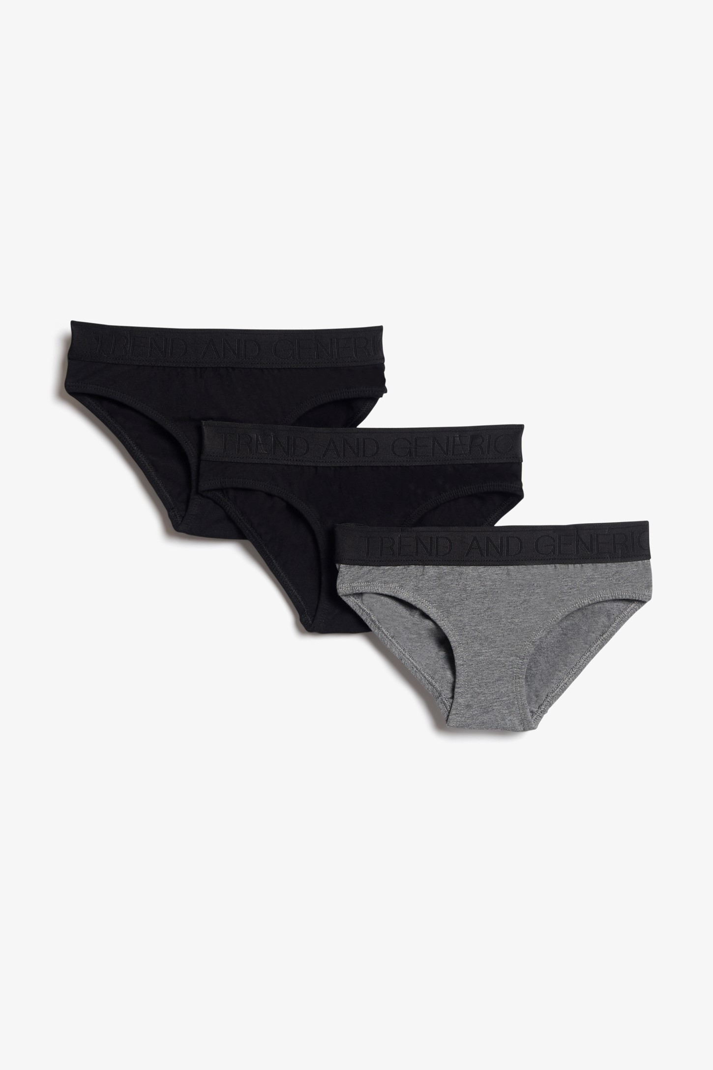 Lot De 3 Culottes En Coton Pour Fille - Marque Adiasen - Confortables Et Douces - Taille Adaptée Aux Enfants