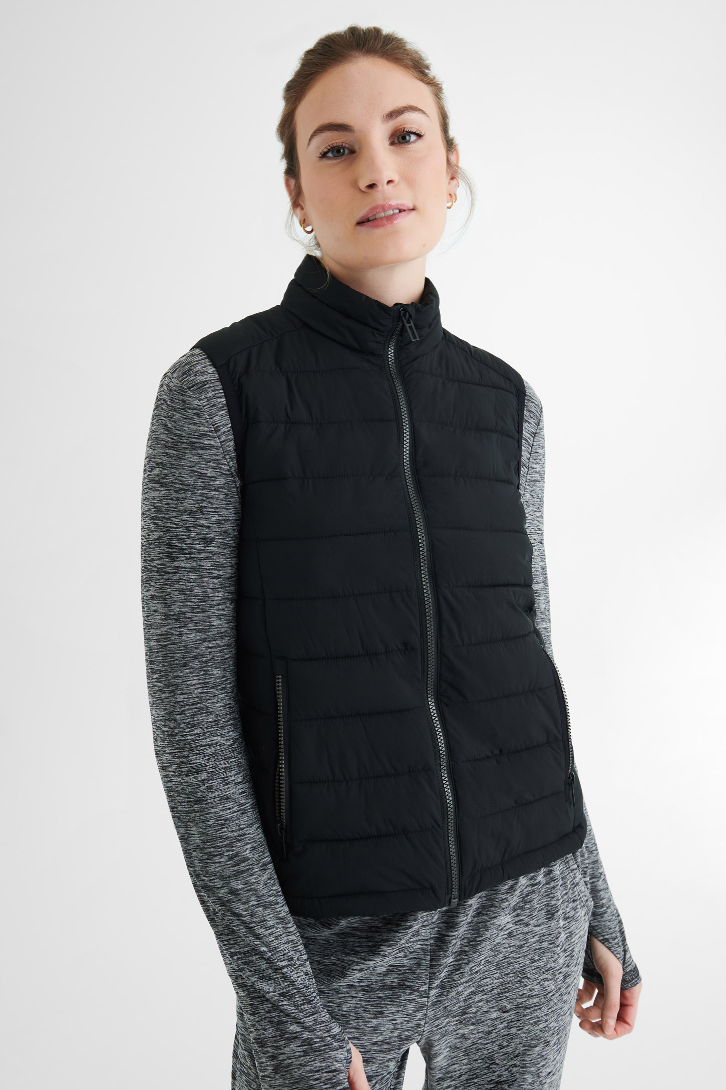 Gilet Réversible Femme Imily Bela | Polaire Douce / Softshell, Sans Manches, Avec Poches | Chaud Et Léger