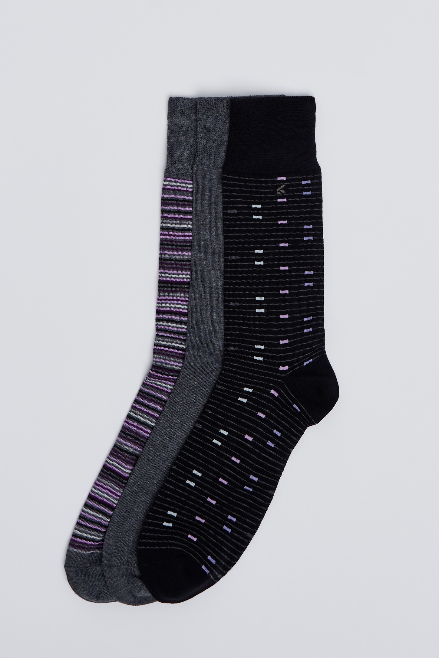 Chaussettes en fibre de bambou BASII Paquet de 3 paires de chaussettes de luxe unisexes très douces Respirant Noir, 40-46 UK 