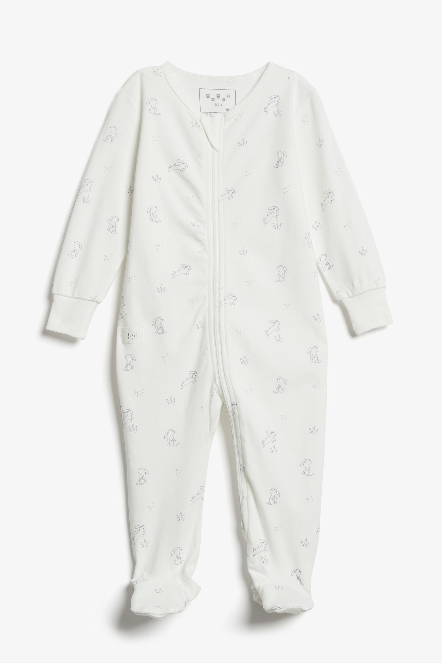 Pyjama 1-pièce imprimé, coton bio - Bébé | Aubainerie