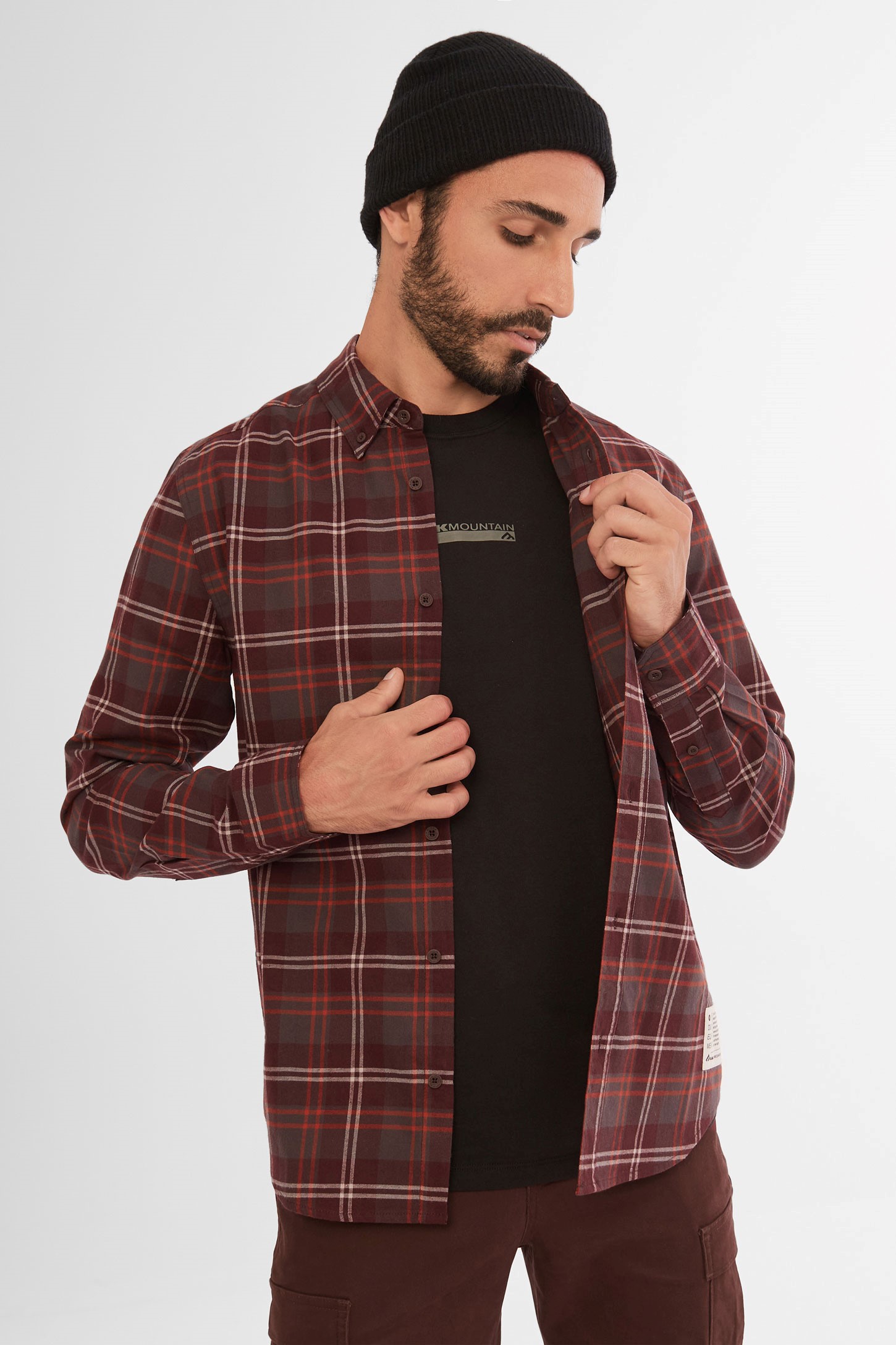 Spring&Gege Chemise à Carreaux Flanelle Boutonnée Manches Longues Garçon - École & Décontracté