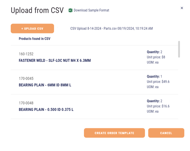 figure 5 for how to upload a CSV