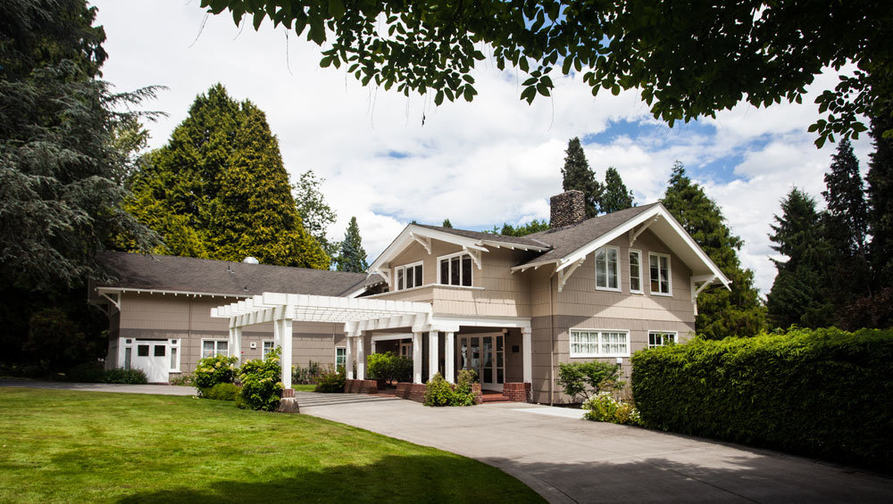 Manor House lawn and building