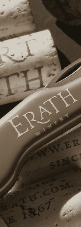 Erath branded corks and corkscrew