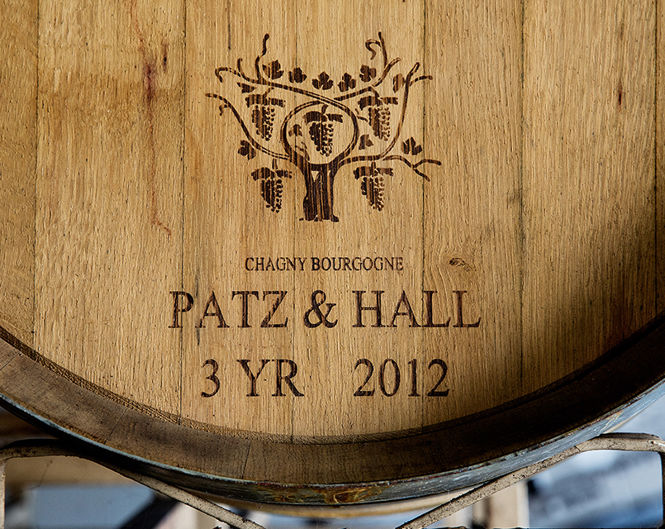 Patz & Hall Chardonnay barrel