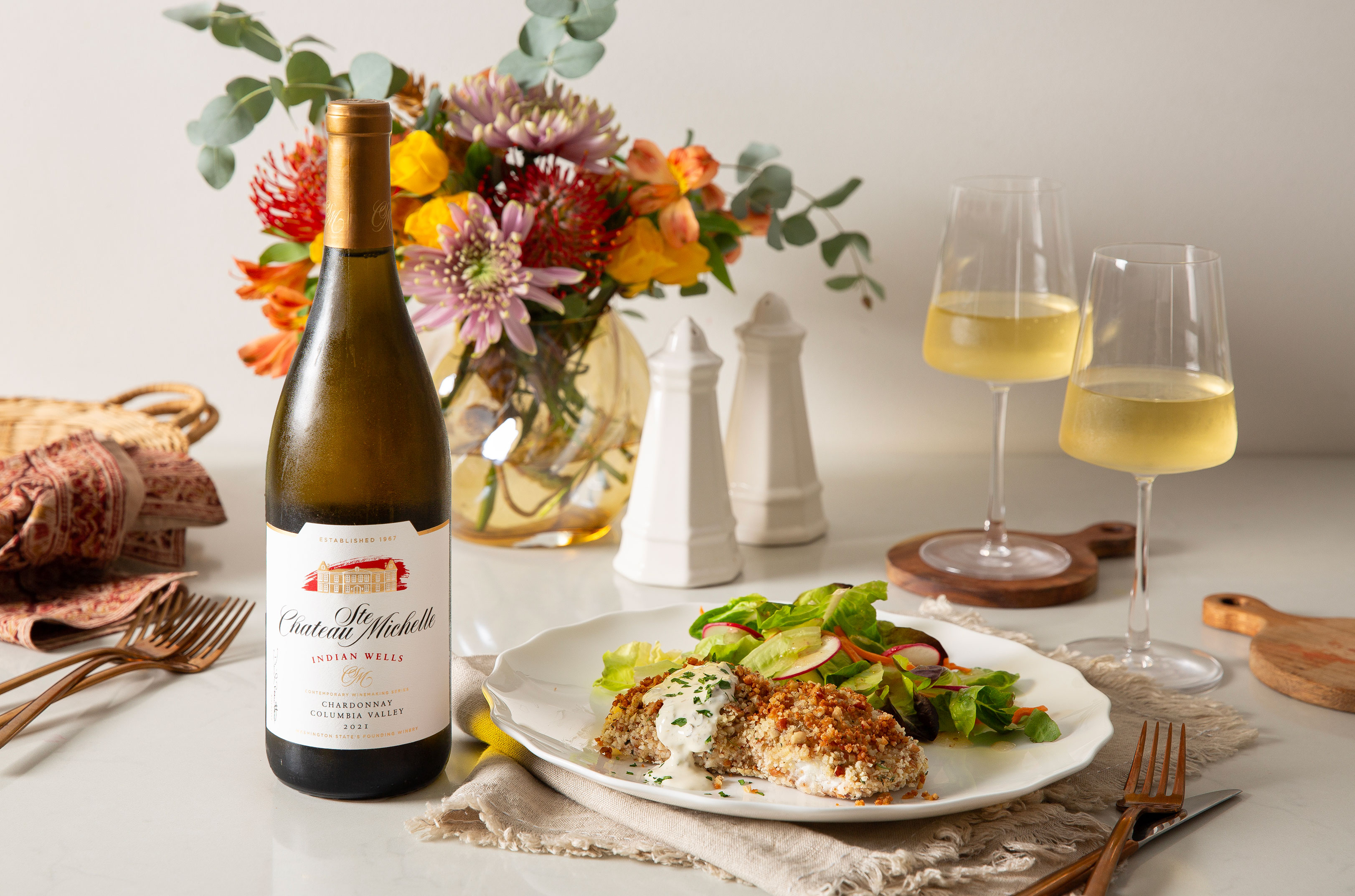 Pecan Crusted Grouper Recipe | Chateau Ste. Michelle