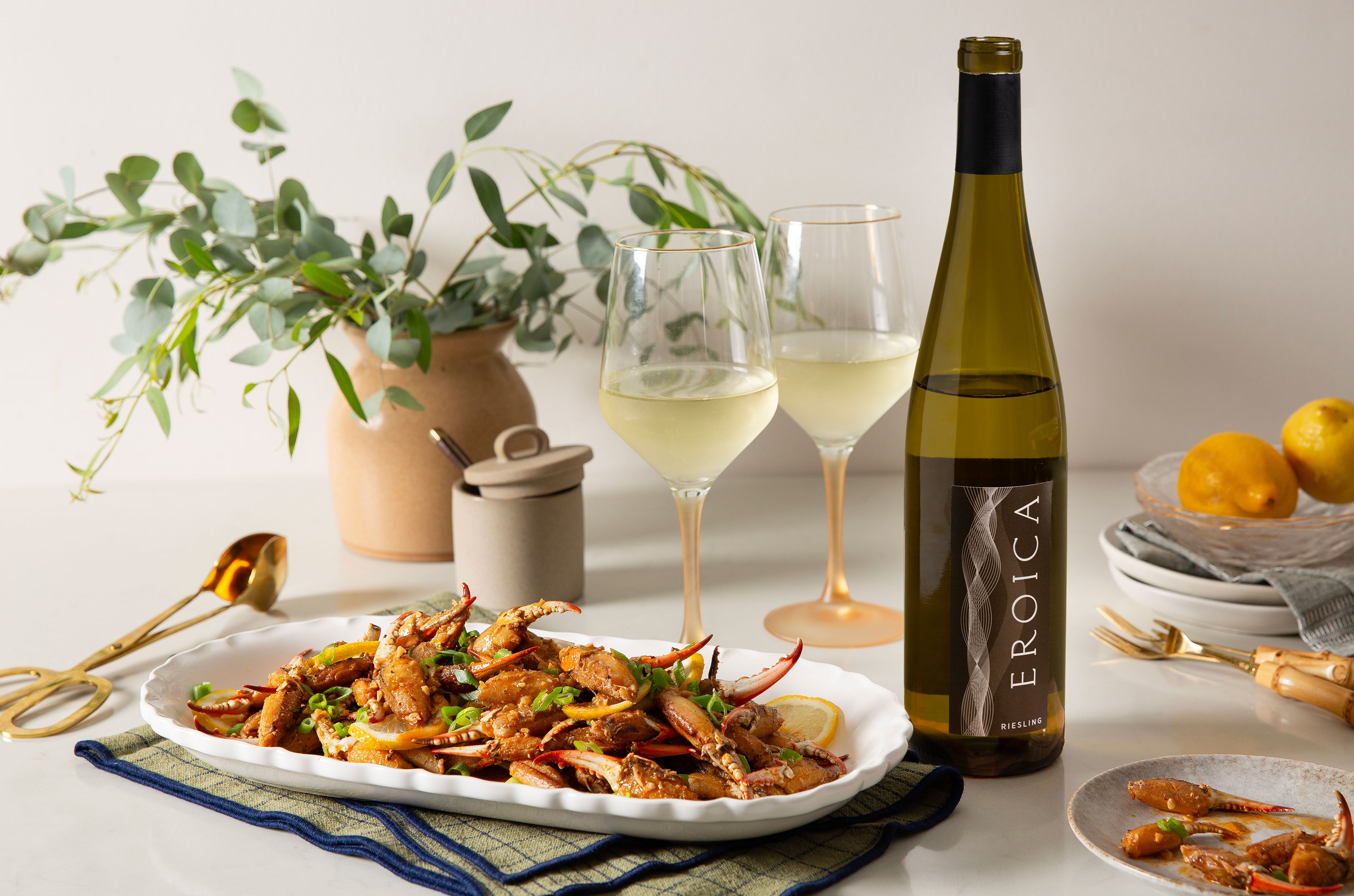 Buttery Sauteed Crab Claws Recipe | Chateau Ste. Michelle