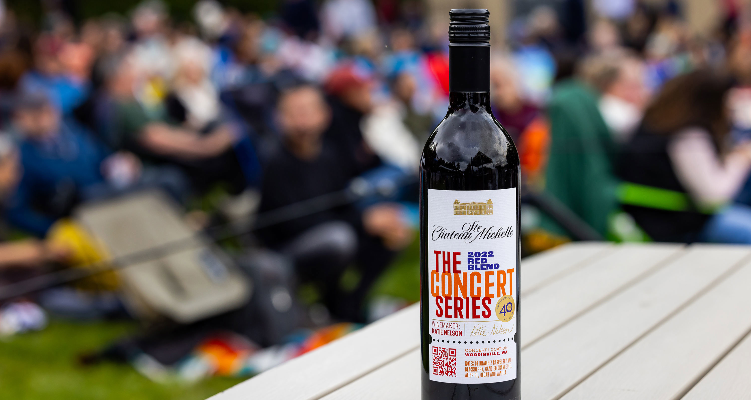 Concert Series wine at a concert