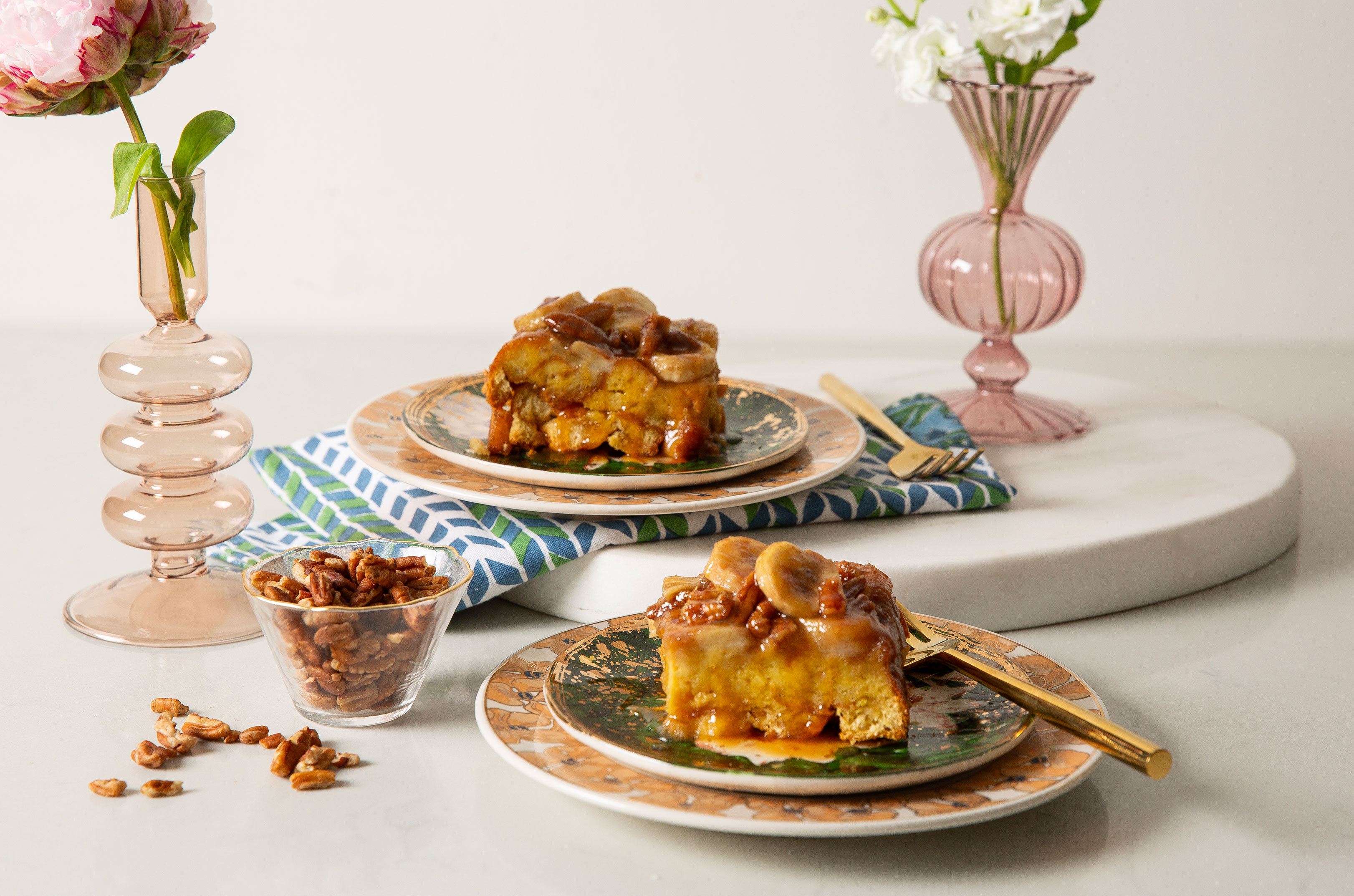 Bananas Foster Baked French Toast Recipe | Chateau Ste. Michelle