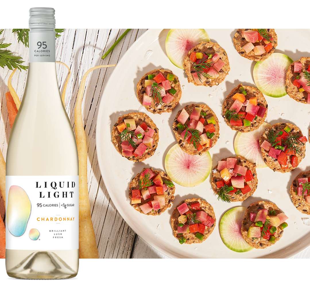 Rainbow Vegan Brushetta