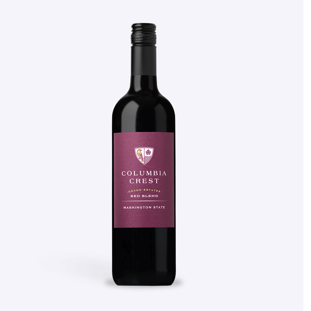 Bottle of Grand Estates Red Blend