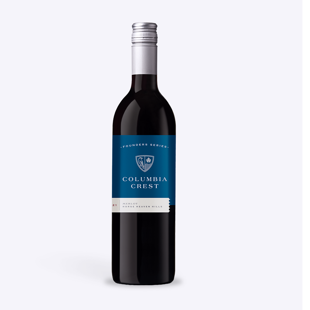 Bottle of Columbia Crest Founders Series Merlot