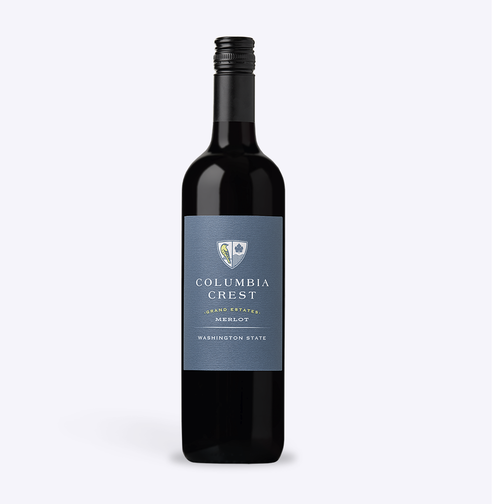 Bottle of Grand Estates Merlot